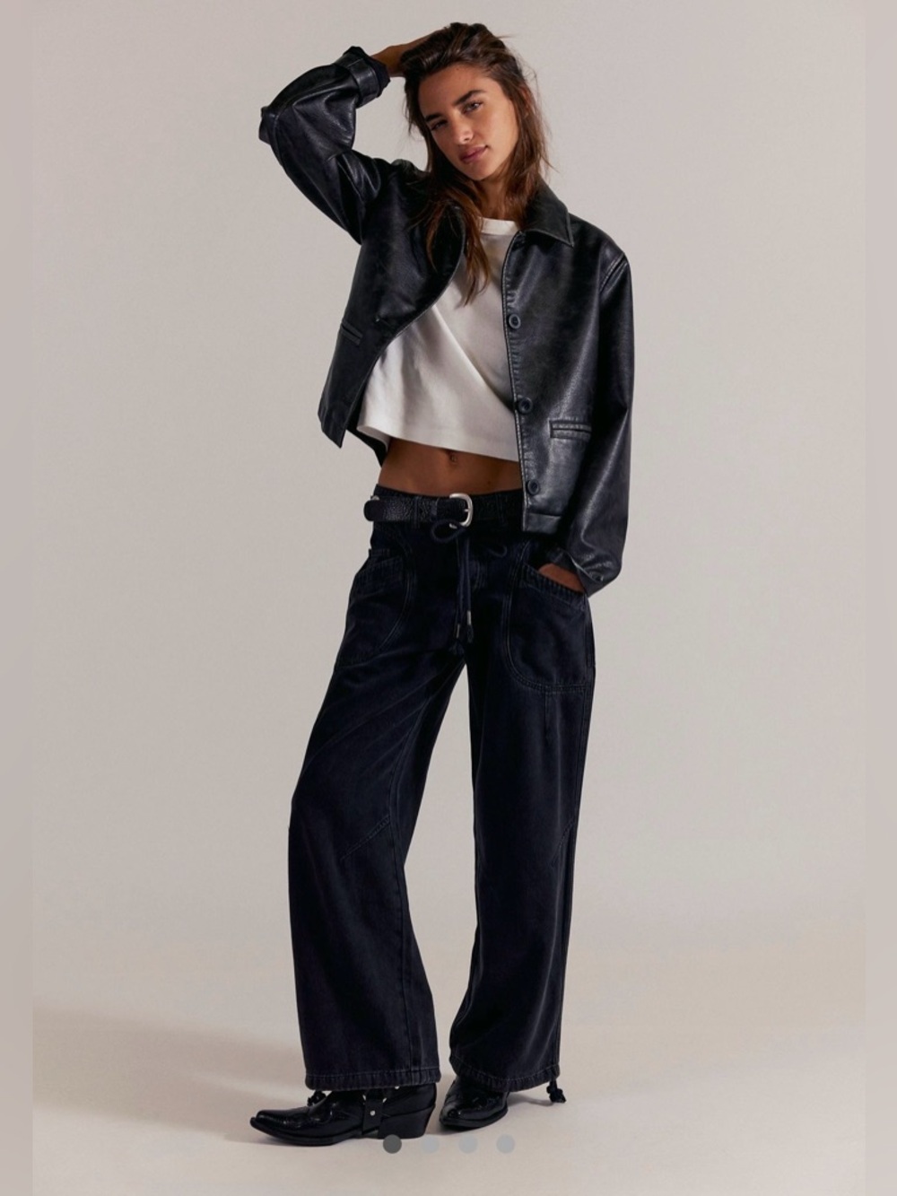 NWT FREE PEOPLE WE THE FREE LOVE LANGUAGE PULL ON JEANS